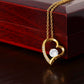 Forever Love Necklace 14K White Gold 18K Yellow Gold