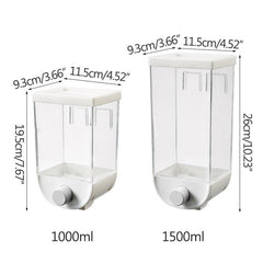 Wall-Mounted Kitchen Dispensers Container Jars Sealed