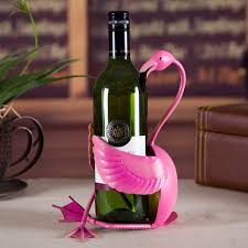 Handmade Flamingo Wine Holder