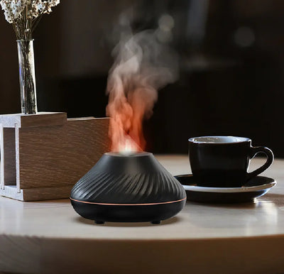 Flame Essential Oil Diffuser Aromatherapy Humidifier