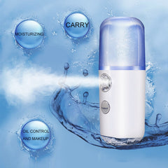 Nano Mist Facial Sprayer Beauty Instrument USB Face Steamer Moisturizing