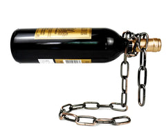 Iron Chain Wine Bottle Holder Floating Magic