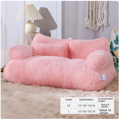 Plush Pet Bed Luxury Sofa