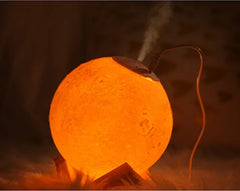 Ultrasonic LED Moon Air Diffuser Humidifier Night Light