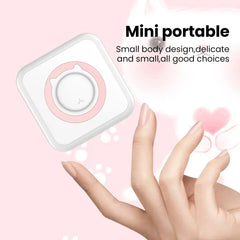 Inkless Thermal Mini Printer Portable Sticker