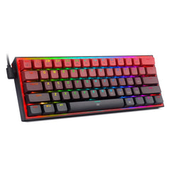 Mini RGB Lit Gaming Keyboard Mechanical Wired