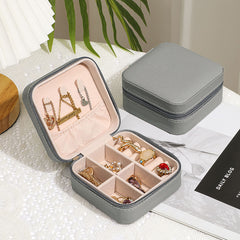 Jewelry Box Storage Zipper Portable