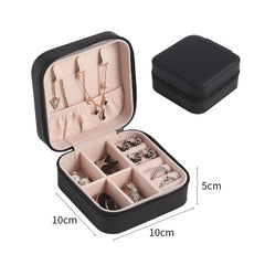 Jewelry Box Storage Zipper Portable