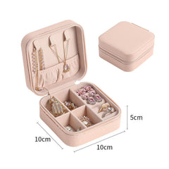 Jewelry Box Storage Zipper Portable