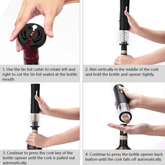 Automatic Corkscrew Wine Opener Electric Remover