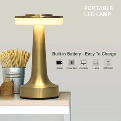 Retro LED Table Lamp Cordless