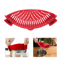 Silicone Kitchen Snap Strainer Filter Quality Durable