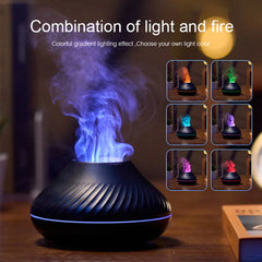 Flame Essential Oil Diffuser Aromatherapy Humidifier