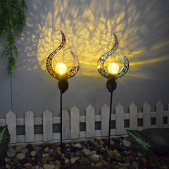 Solar Powered Lawn Light Pole Lamp