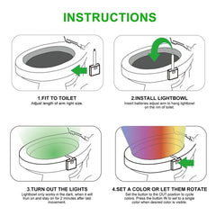 LED Toilet Night Light