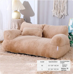 Plush Pet Bed Luxury Sofa