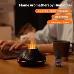 Flame Essential Oil Diffuser Aromatherapy Humidifier