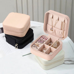 Jewelry Box Storage Zipper Portable