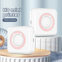 Inkless Thermal Mini Printer Portable Sticker