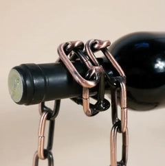 Iron Chain Wine Bottle Holder Floating Magic