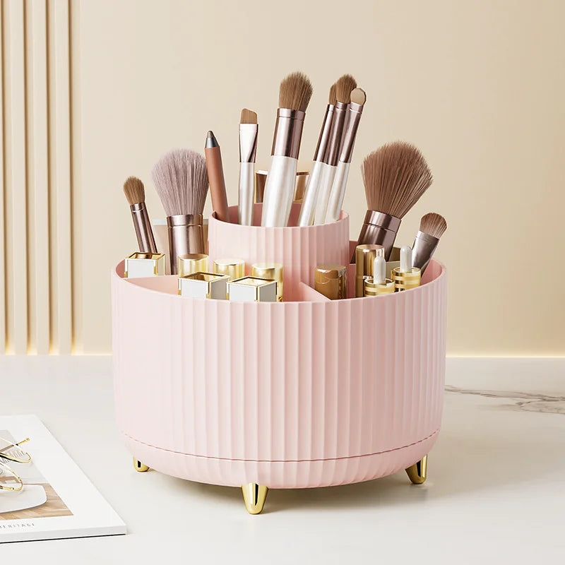 Rotating Makeup Brush Organizer