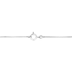 1 ct. tw Genuine Diamond Heart Ribbon Pendant Necklace .925 Sterling Silver (I-J Clarity  I2-I3 Color) 18' Necklace