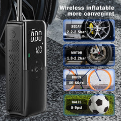 Portable Inflator Air Pump Tire Car Bike