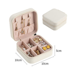 Jewelry Box Storage Zipper Portable