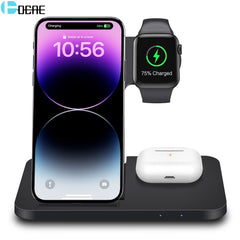 3-in-1 Wireless Fast Charging Dock Station