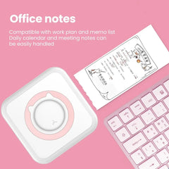 Inkless Thermal Mini Printer Portable Sticker